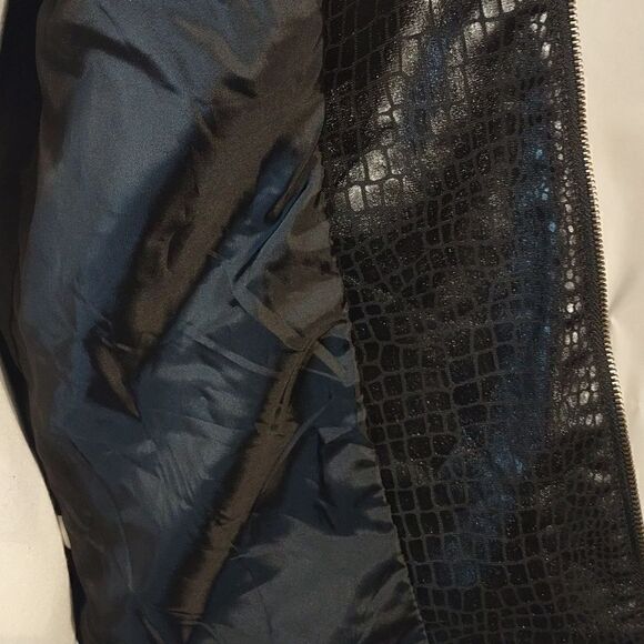 Joni B Croc Embossed Women's Jacket - Picture 6 of 8